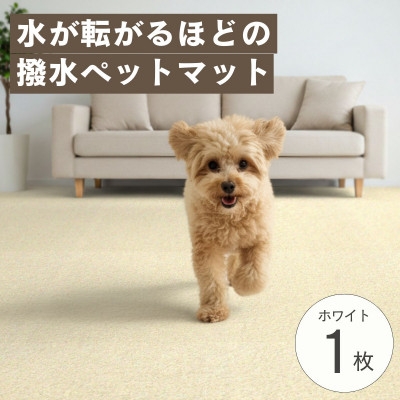 
                  水が転がる程の撥水性!撥水ペットマット「UKU」お試し1枚 ホワイト【1666793】
                