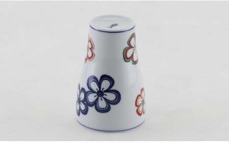 源右衛門窯 染錦花ちらし 食器 花柄 カップ フリーカップ 有田焼 ad066