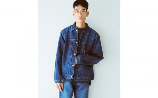 
                  14ozセルヴィッチデニム　1stタイプジャケット インディゴブルー　【3サイズ選択可】
                