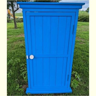 ふるさと納税 小牧市 フェイクドアーのオブジェ 大 色:ブルー[161P20-01]