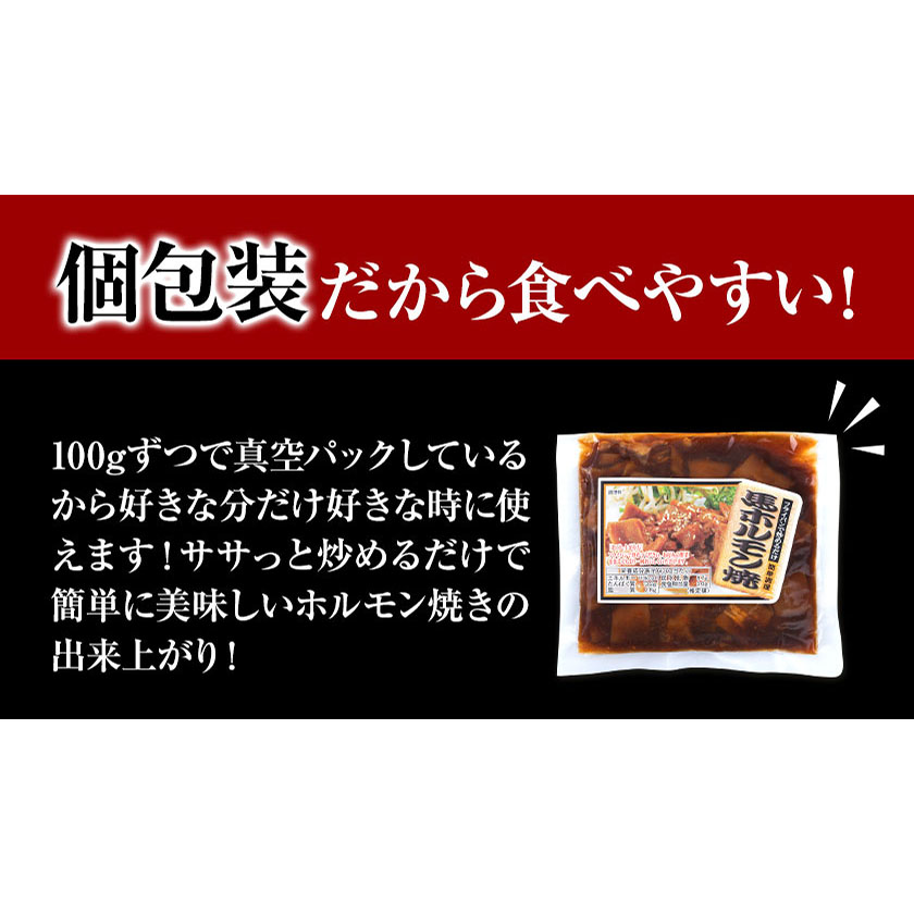 馬ホルモン焼 10個セット 10人前 (100g×10個)《60日以内に出荷予定(土日祝除く)》千興ファーム---sms_fbhoru_60d_23_13500_10set---