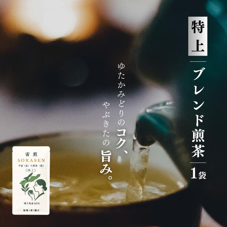 【ふるさと納税】 種子島 射場(勇) 製茶 の 高級 1番茶 特上ブレンド煎茶 種子島 日本茶 緑茶 お茶