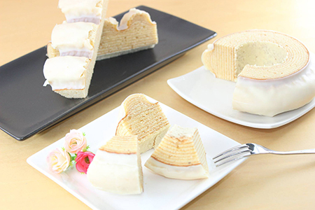 【冬季限定】ホワイトバウムクーヘン ３山