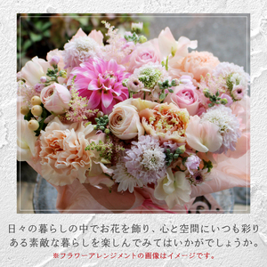【隔月定期便】花のある生活～小松弘典が手がけるフラワーアレンジメント～イメージ別に選ぼう！ポップなイメージ（Mサイズ）【定期便：年６回（隔月・２ヶ月に１回）】