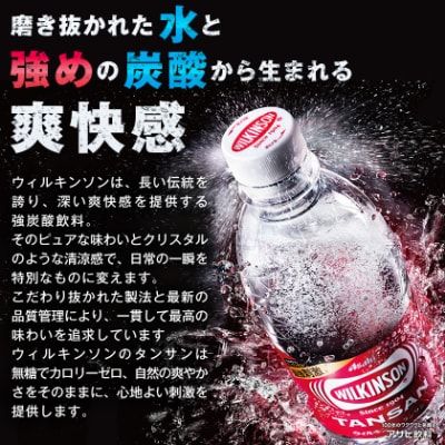 【毎月定期便】【12か月お届け】ウィルキンソン タンサン 500ml【24本入】アサヒ飲料全12回【4050016】