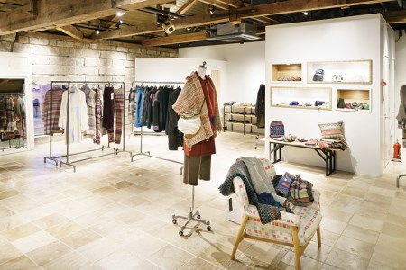“ふわとろ やわらか” カシミア ニットマフラー  【ダークブルー】カシミヤ　052-H-SS020-ダークブルー