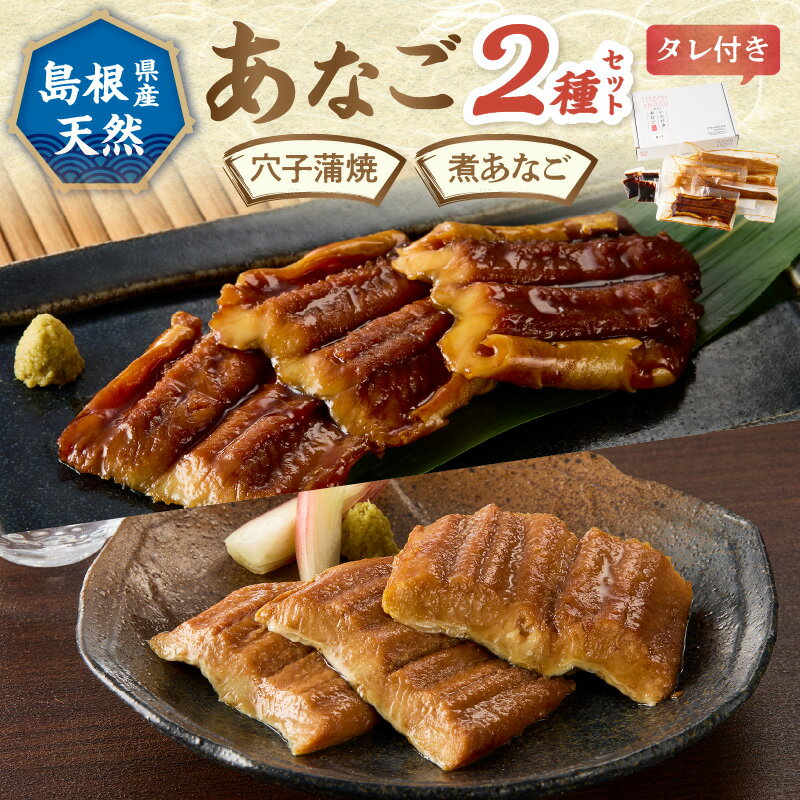 【ふるさと納税】あなご2種セット 魚介類 魚 穴子 蒲焼き 煮穴子 セット 食べ比べ 天然穴子 ふるさと納税 あなご 【156_2012】