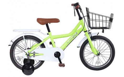 【ふるさと納税】AERO KIDS-160 16型幼児用自転車　色：グリーン※沖縄・離島への発送は出来ません 自転車 サイクリング 幼児用自転車 カゴ付自転車　カゴ　子供　新生活　チャリ　かわいい