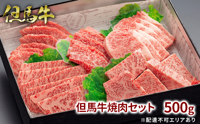 但馬牛 焼肉セット5種 食べ比べ 500g 牛肉 国産牛 和牛 BBQ バーベキュー アウトドア