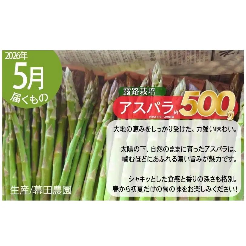 【2027年春発送】富良野産 アスパラ 食べ比べ 全2回定期便 アスパラ ハウス栽培 露地栽培 北海道 富良野市 緑アスパラ 野菜 とれたて 朝採り 食べくらべ 定期便 数量限定