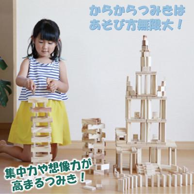 ふるさと納税 三股町 みやざきスギのつみき　からからつみき3種類クリエイティブセット340P【B-1708】 |  | 01