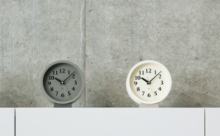 m clock［電波時計］/ アイボリー （MK14-04 IV） レムノス Lemnos 時計