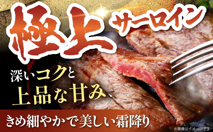 【全3回定期便】佐賀牛 サーロイン ステーキ 200g×4枚【肉の三栄】 [HAA063]