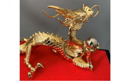 ［高岡銅器］ 龍 曙 金メッキ インテリア 工芸品 装飾品 民芸品 伝統技術  FAD-1238