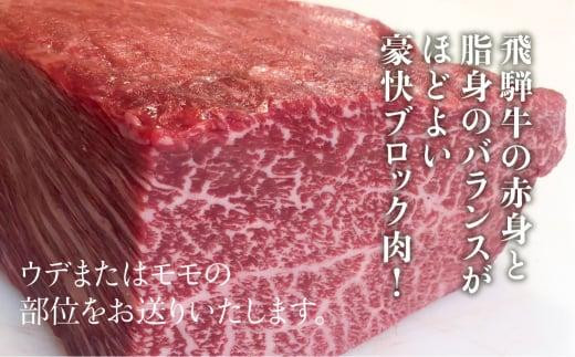 【1月配送】飛騨牛 赤身 霜降り ブロック 1kg | 真空パック 肉 ステーキ ブロック肉 かたまり肉 黒毛和牛 肉 ステーキ  FC012VC01