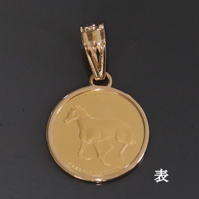 ふるさと納税 山梨市 K24純金 ホースコイン2.5gペンダントヘッド |  | 01