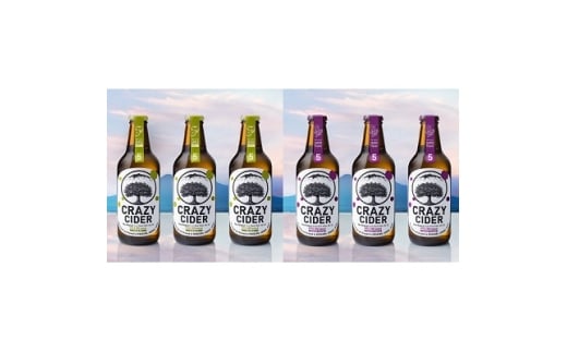 CRAZY CIDER(クレイジーサイダー)6本入り(SWEET3本・CASIS3本)【1668701】