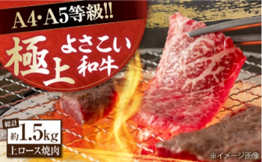 
                  高知県産 よさこい和牛 上ロース焼肉 約750g×2 総計約1.5kg 牛肉 焼き肉 BBQ A4 A5 【(有)山重食肉】 [ATAP006]
                