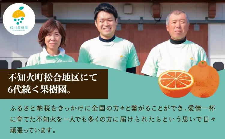 先行予約 不知火 訳あり約 9kg 約30〜40玉 雑誌MORE掲載 松川果樹園 2027年3月上旬から5月中旬発送予定