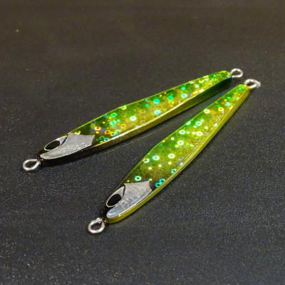 ふるさと納税 小樽市 ハンドメイドジグ緑金20g・緑金30g　2点セット