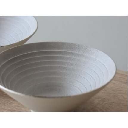 有田焼 グレープラチナ お茶碗 2個セット【山忠】食器 器 うつわ 茶わん 茶碗 夫婦茶碗 ごはん茶碗 ペア シンプル おしゃれ モダン お祝い ギフト 3万円 A30-589_イメージ2