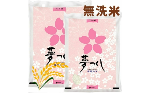 【先行予約】【令和7年産】福岡県産ブランド米「夢つくし」無洗米 計10kg 吉富町/株式会社ゼロプラス [BGAA087] 無洗米 米 お米 おこめ ごはん ゆめつくし ご飯 常温 福岡県産 ブランド米 常温 おにぎり おむすび お弁当 ライス 10キロ