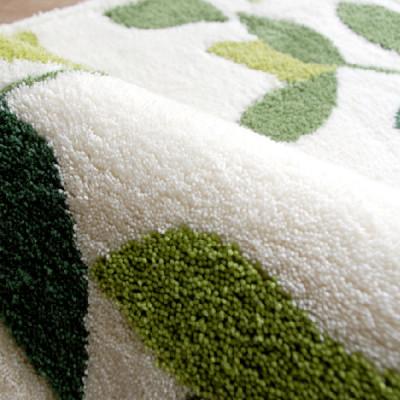 ふるさと納税 海南市 玄関マット　50×80cm　ウィルトン織り　日本製　風水　リーフグリーン |  | 01