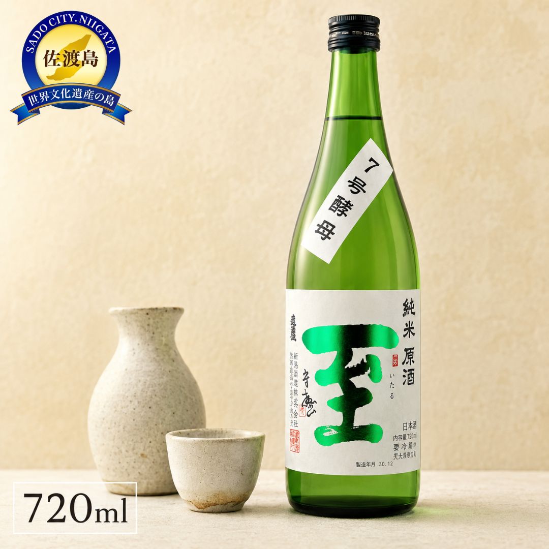 【ふるさと納税】純米原酒　至　7号酵母　720ml　テレビで紹介された「至」とは全く別物