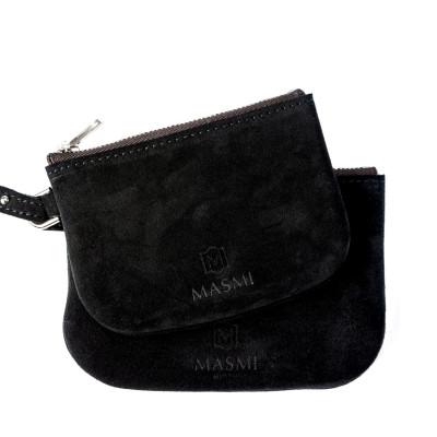 ふるさと納税 豊岡市 豊岡財布 Round feel Pouch MESP12 ブラック |  | 01