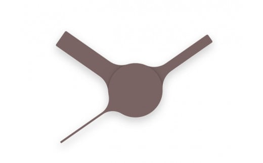 C161　iconclock　ブラウン