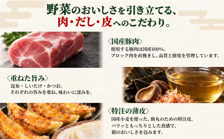 冷凍生餃子 135個 野菜しい餃子 助丸 丹波産野菜使用 大容量 兵庫県 丹波市