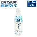 【ふるさと納税】ケイ素(シリカ)配合 重炭酸水 500ml×24本 合計12L ホットタブ ミネラルウォーター ミネラルスパークリングウォーター シリカ ケイ素 重炭酸水 炭酸水 ドリンク 飲料 長湯温泉 送料無料