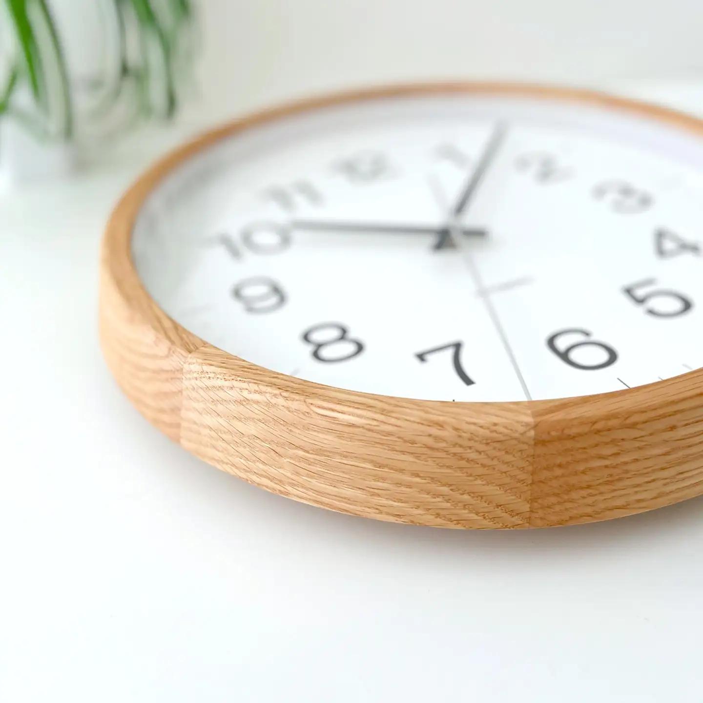 KATOMOKU muku clock 16 オーク km- 113OARCS 木製 SKP電波時計