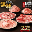 【ふるさと納税】鹿児島県産 黒豚 お徳用 5種 詰合せ ( 2.2kg ) 送料無料 鹿児島市 九州 お取り寄せ 特産品 地域の品 お土産 贈り物 プレゼント ギフト 肉 豚 バラ 肩 もも肉 ロース 薄切り 切落し ミンチ 挽肉 真空パック 11パック 大容量 ボリューム お歳暮 Z