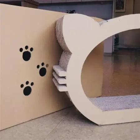 ネコの爪とぎ(段ボール・無地)【1645405】