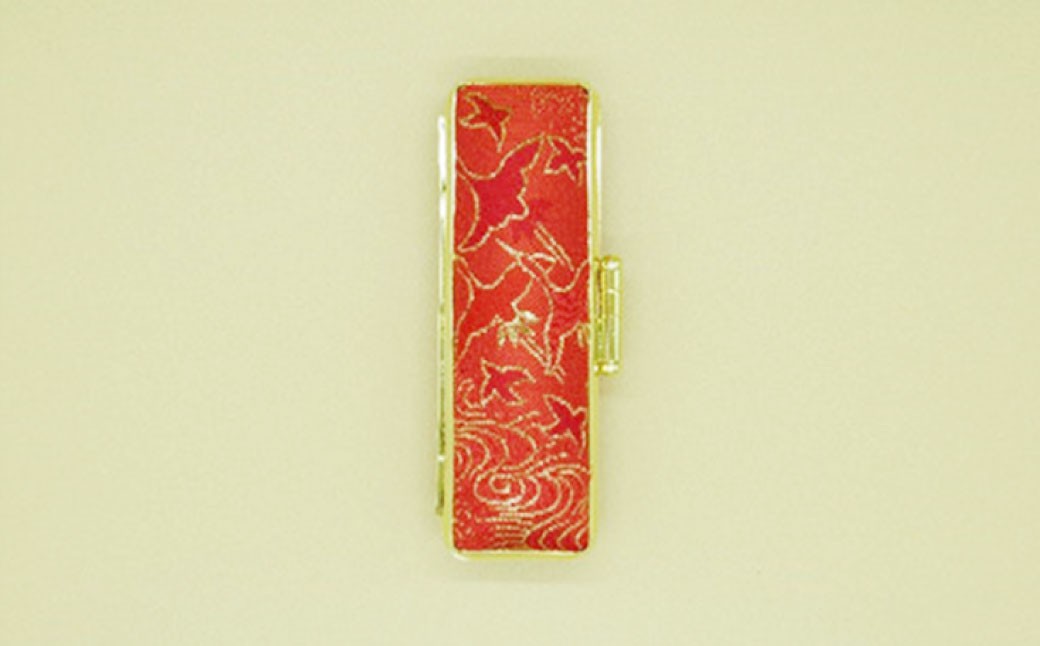 『晴れの日』シリーズ　舞鶴（赤）本象牙印鑑 実印 