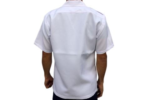 【船員服】半袖開襟パイロットシャツ LLサイズ ku091-049-ll-r