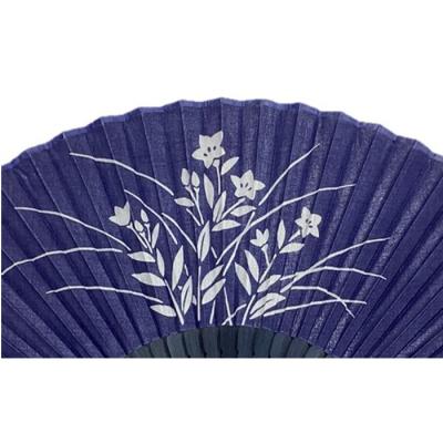 ふるさと納税 徳島市 徳島伝統工芸　阿波藍染　扇子 桔梗【CN039】 |  | 01