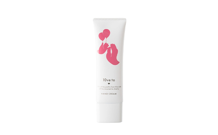 10ve to HAND CREAM　ラブトゥ ハンドクリーム　ピンク 子供の未来 