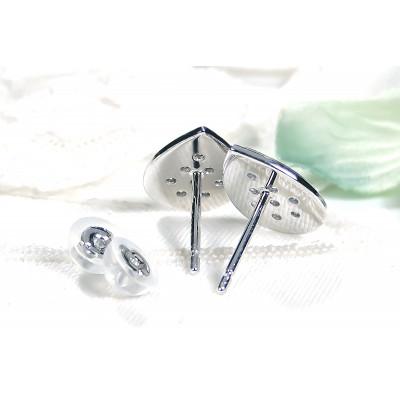 ふるさと納税 昭和町 【0.32ct】Pt900ティアドロップ パヴェ ダイヤモンド ピアス |  | 01