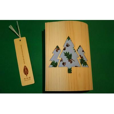 ふるさと納税 松山市 松山市 森のブックカバー「TREE/スギ」　文庫本サイズ