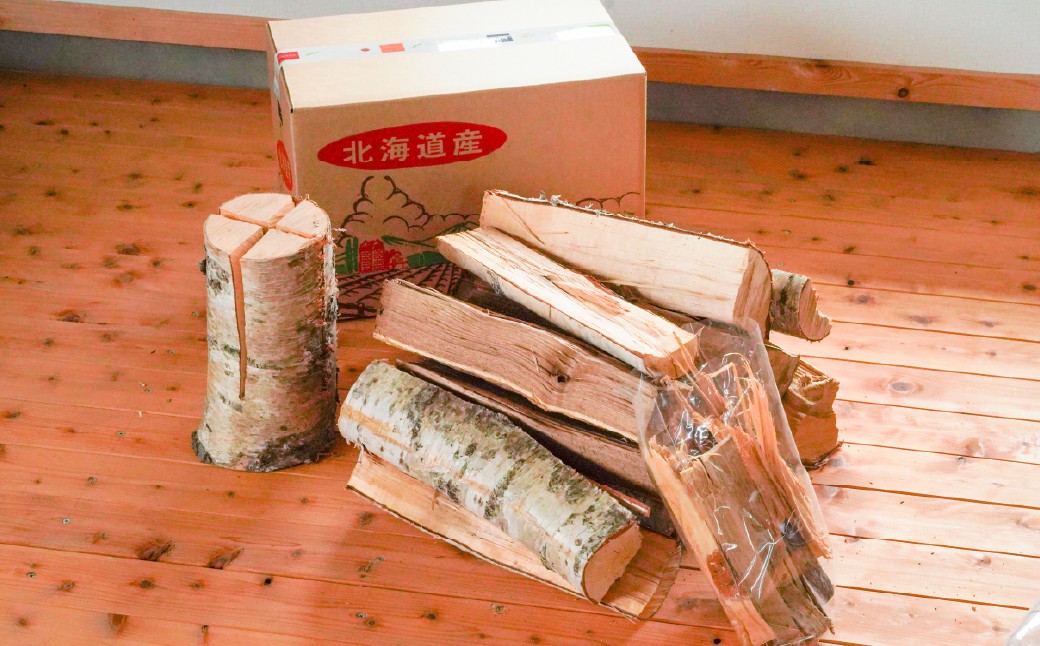 薪セットB（薪:約10kg、スウェーデントーチ、焚付） 自然乾燥 薪 まき マキ キャンプ 木 アウトドア キャンプファイヤー 広葉樹 針葉樹 白樺 混合