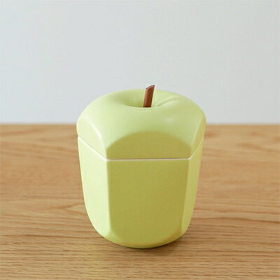 【ふるさと納税】りんごの形のシュガーポット pomme 王林　【ttyokzk ceramic design】【1096309】