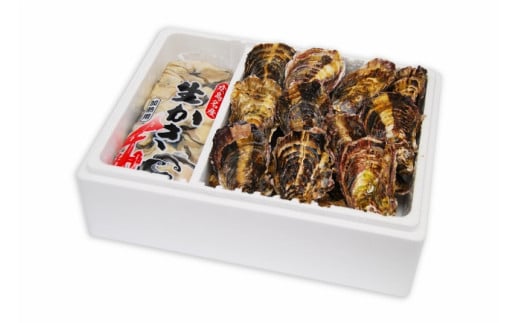 【ギフト用】むき身1kgと殻付き牡蠣Lサイズ20個セット《加熱用》【広島かき 広島牡蠣 かき 新鮮 旬 おすすめ 人気 広島県 宮島 廿日市市】