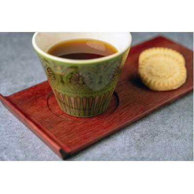 ふるさと納税 宇城市 カフェトレイ　3点セット　ウォールナット　パープルハート　栃　天然無垢材 |  | 01