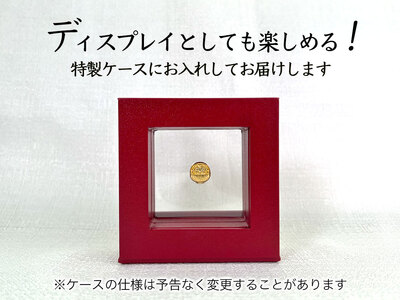 6-31 純金（Ｋ２４）製 ミニ甲州だるま