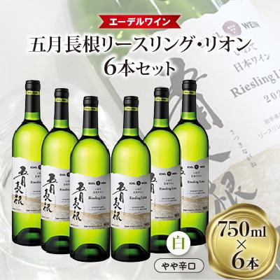 ふるさと納税 花巻市 エーデルワイン 【五月長根リースリング・リオン 白(やや辛口)】6本セット