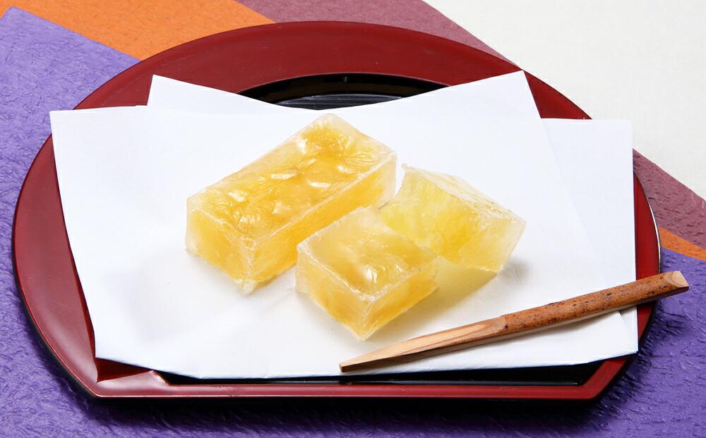 【京菓子司 都】さつま芋琥珀(10個入)［ 京都 琥珀糖 美しい和菓子 柿 上品 人気 おすすめ 茶道 お茶菓子 京銘菓 お取り寄せ 通販 送料無料 ふるさと納税 ］