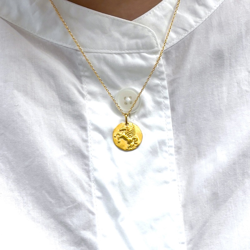 アポロン／ペガサスコインネックレス　管理番号716644