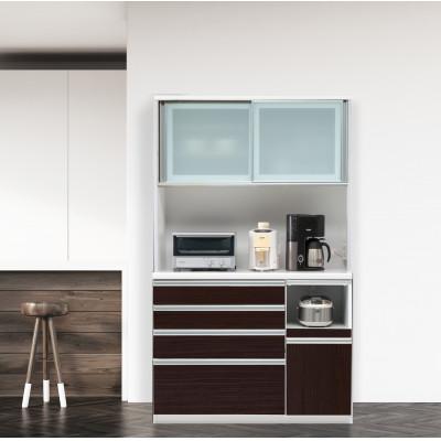 ふるさと納税 大川市 サフラン 幅120cm キッチンボード食器棚 ホワイト・ブラウンの3色対応 |  | 01